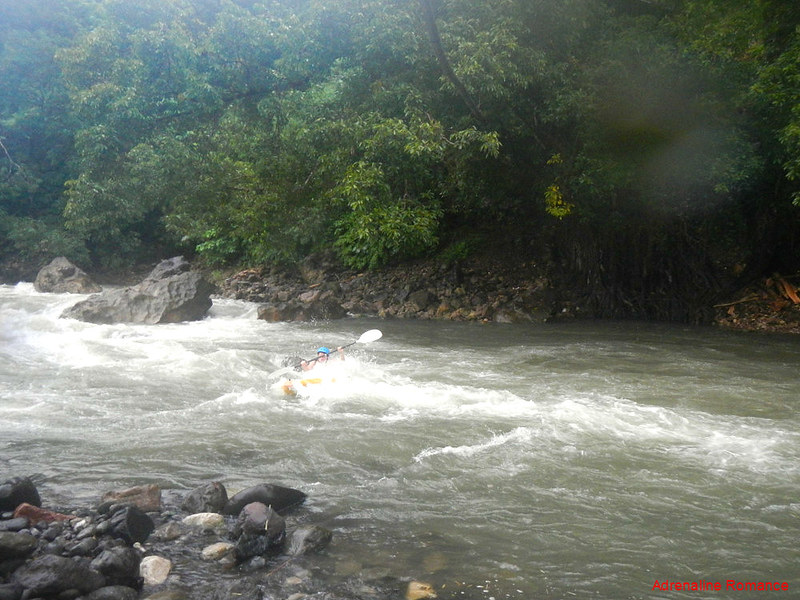 Whitewater kayaking in Tibiao River