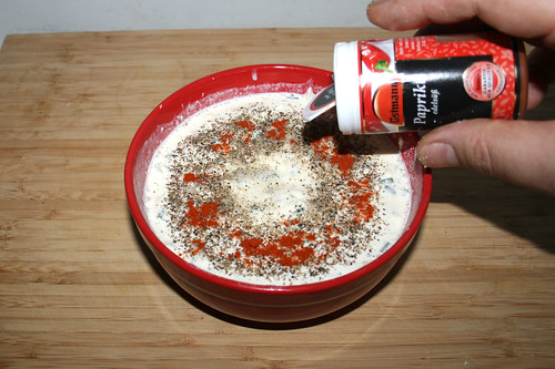 46 - Mit Salz, Pfeffer & Paprika abschmecken / Taste with salt, pepper & paprika