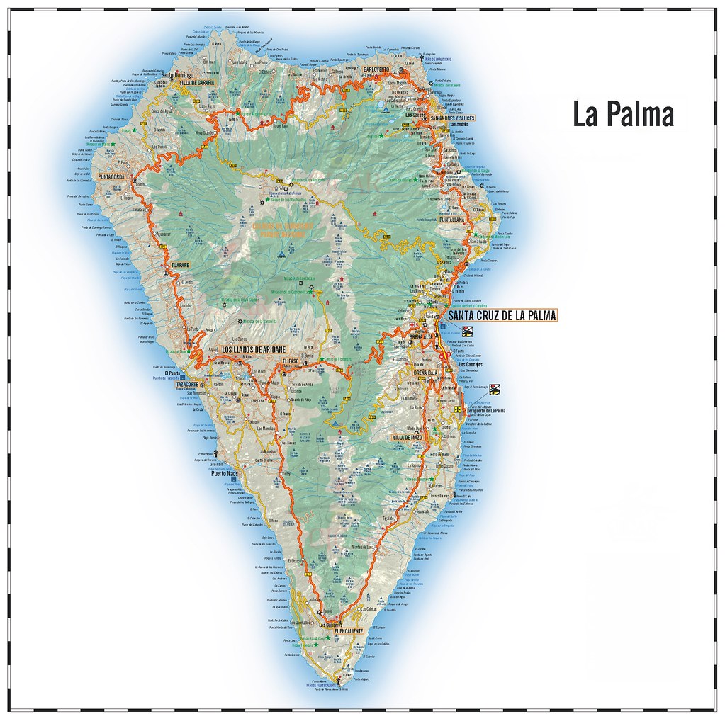 Mapa de La Palma