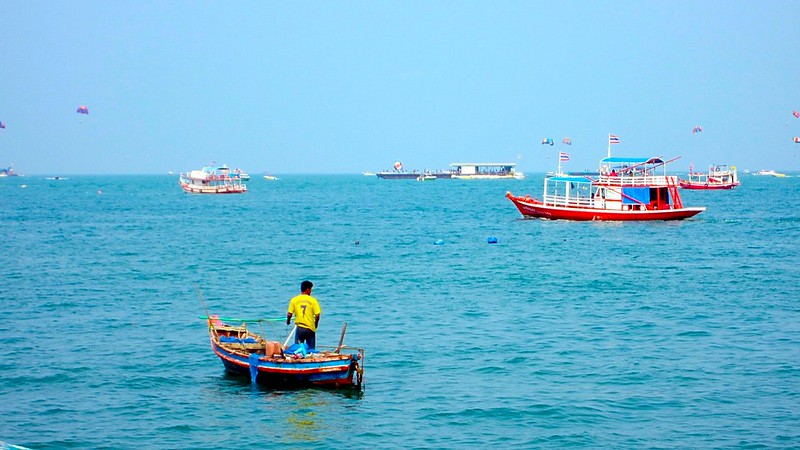 Many wonderful boats Pattaya
