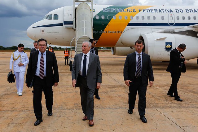 Presidente golpista Michel Temer recebe alta após angioplastia e retorna a Brasilia  - Créditos: Marcos Corrêa/PR