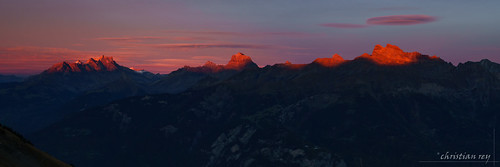 monthey valais suisse ch alpes vaudoises dentsdumidi coucher de soleil sunset mountains montagnes alps panorama sony alpha a7r2 a7rii 1635 vaud swiss pointdelerse