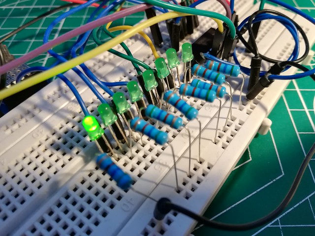 shift register with h output active