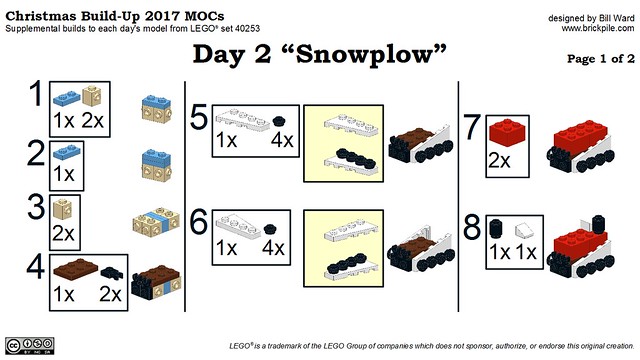 Christmas Build-Up 2017 Day 2 MOC Instructions Page 1