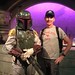 "Dad! You're taller than Boba Fett!" At least he didn't disintegrate me for the hat!