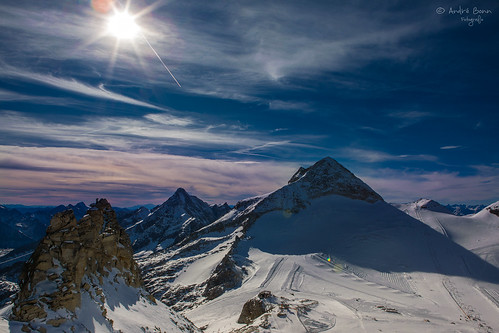 hintertuxer gletscher berge alpen österreich