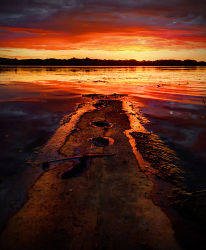 lakemarionmn lakeville minnesota lake water sunset sunrise clouds sky reflections hdr horizon d7100 cb1956 nikon dawn dark dusk golden morning photoshopelements13 photomatix