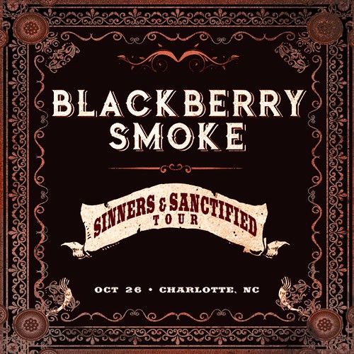 Blackberry Smoke-Charlotte 2017 front