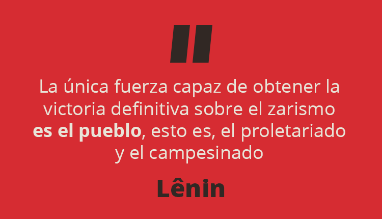 Frase de la revolución rusa de Lenin