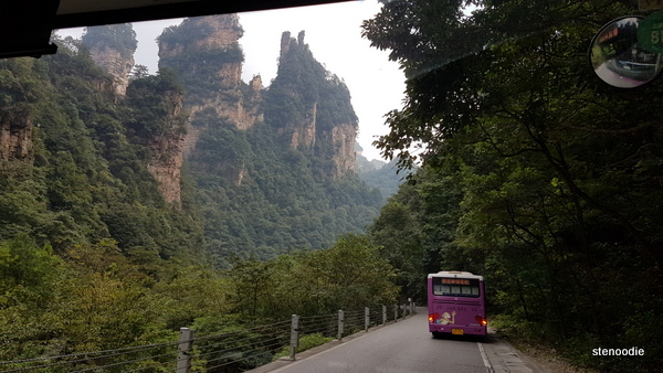  Tianzi Mountain backdrop