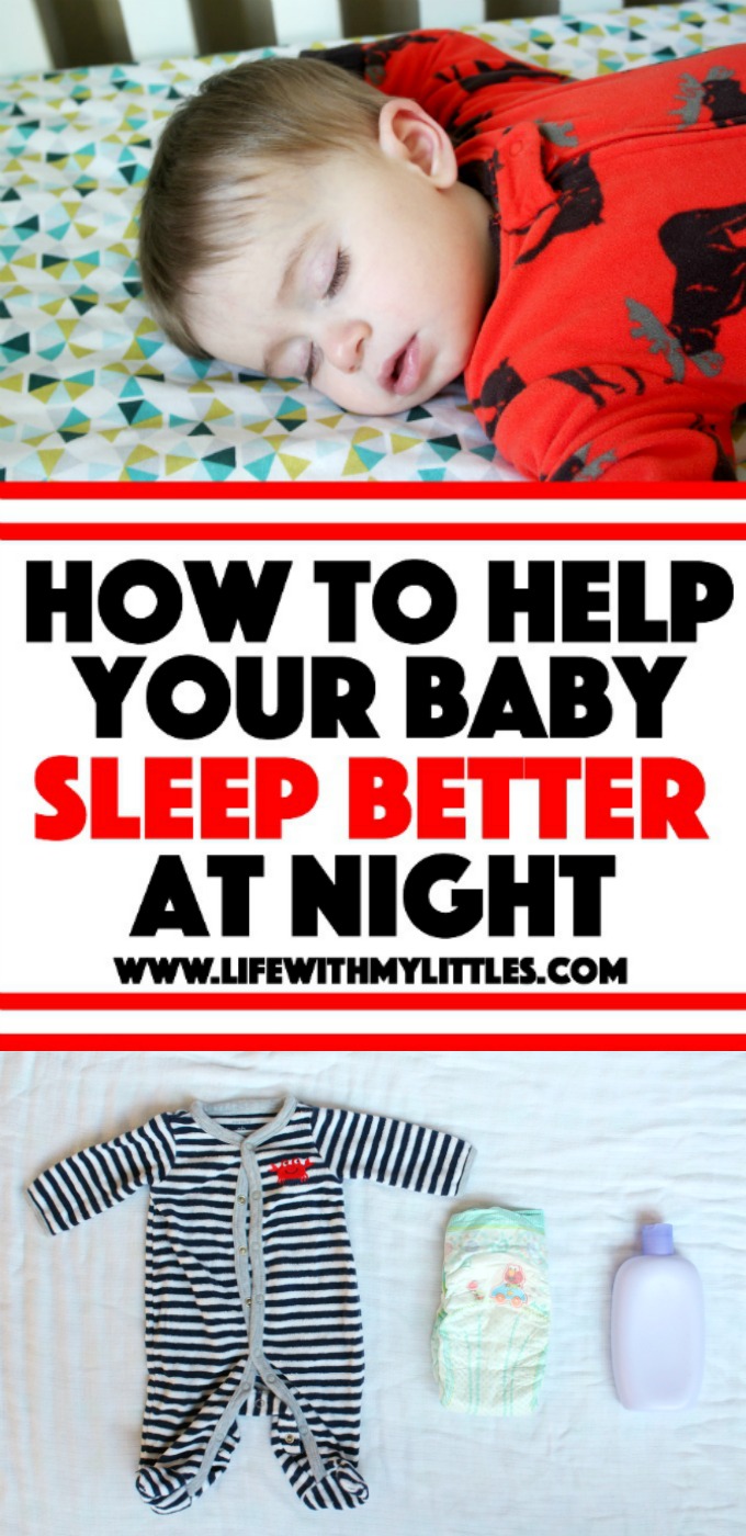 If your baby isn't a great sleeper, this post might help! It's filled with lots of great tips to help your baby sleep better at night, written by a mama of three!