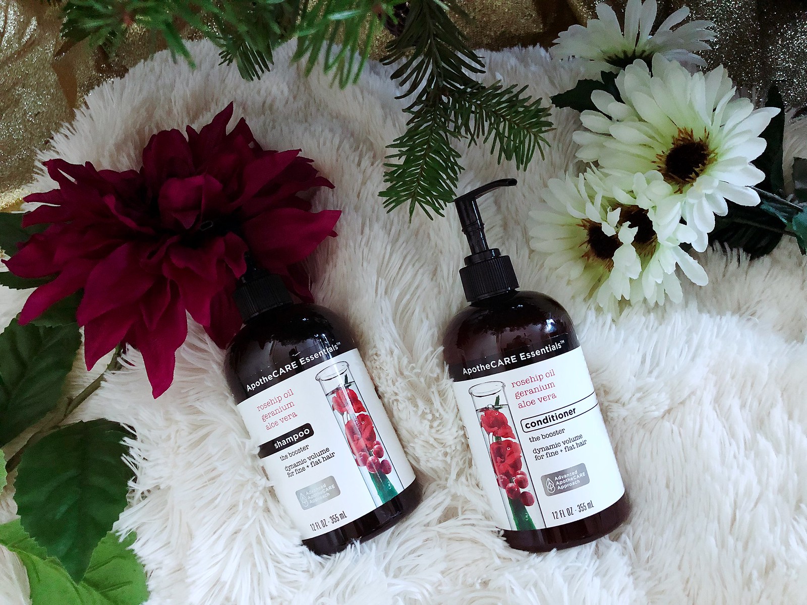 apothecare essentials the booster shampoo and conditioner