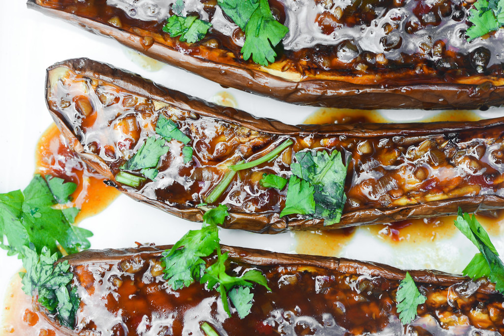 Chinese Eggplant with Yu Xiang Sauce