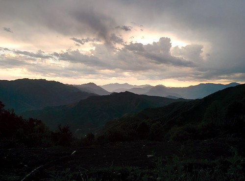nepal panchase trekking pokhara mountains sunset