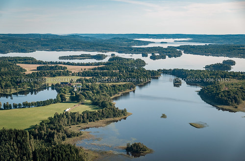 länghem torpasjön flygfoto hovsnäs västragötaland sverige swe