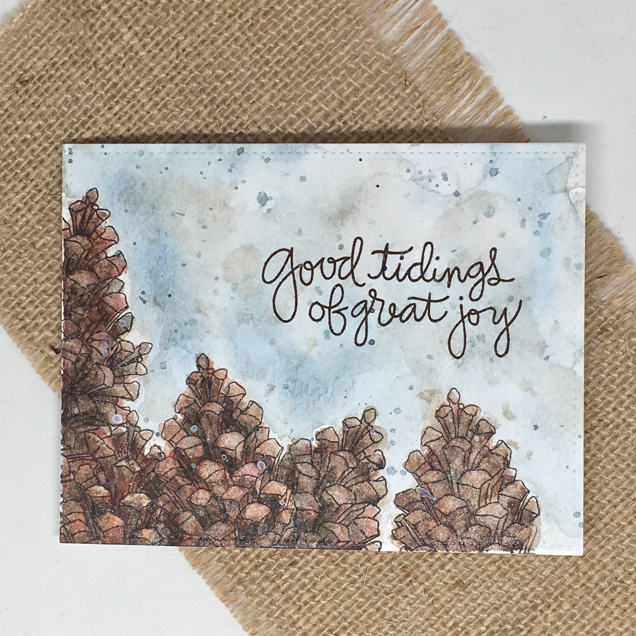 Good tidings of great joy - Christmas card