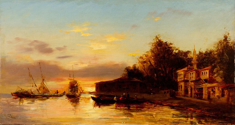 Félix Ziem - View of Istanbul (1850)