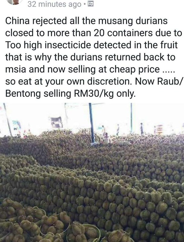 durian fake news