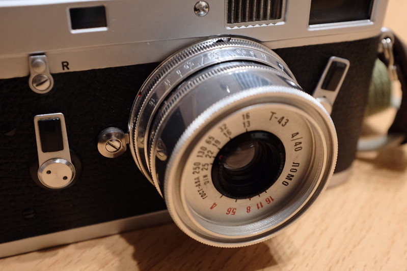 Leica M4+LOMO TRIPLET T-43 4/40 SMENA-8M