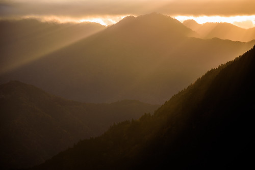 吉野郡 奈良県 japan 山 mountain ナメゴ谷 日の出 sunrise