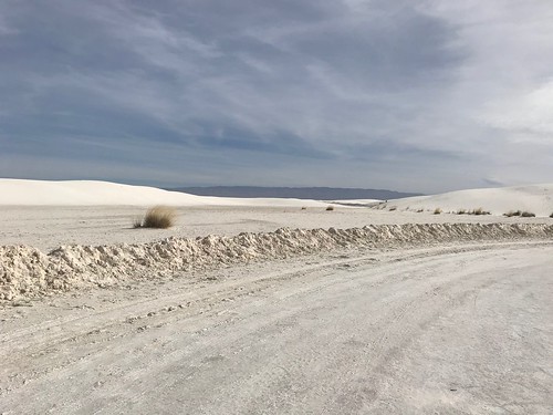 White Sands road in