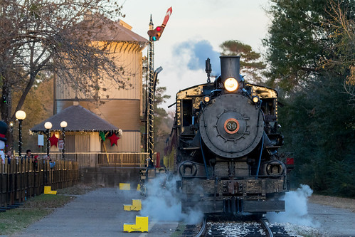 steam engine locomotive polar express train texas state railroad