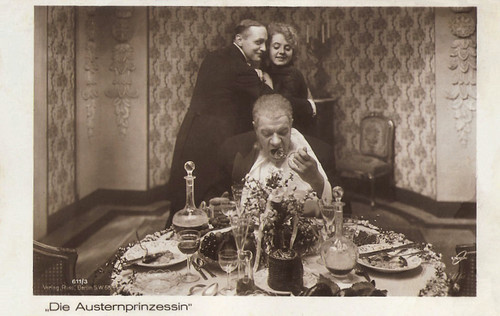 Victor Janson, Ossi Oswalda and Harry Liedtke in Die Austernprinzessin (1919)