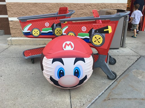 Mario Kart Target Promotion, Shopping Carts and balls pics by Mike Mozart, MikeMozart on Instagram #MarioKart #Mario #Nintendo #Target