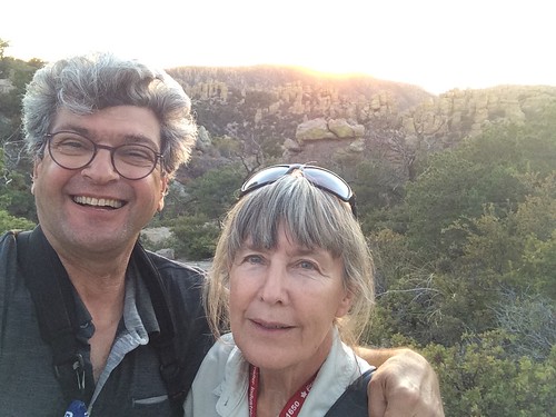 Chiricahua National Monument sunset selfie