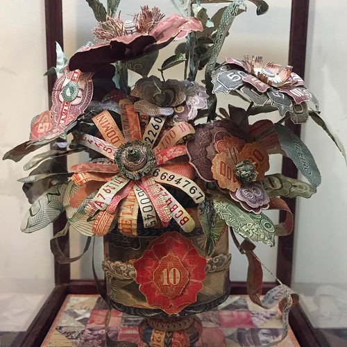 Paper Flowers Sculpture