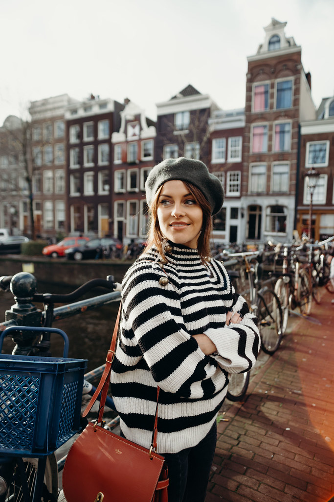 The Little Magpie Black and White Striped jumper Zalando Amsterdam