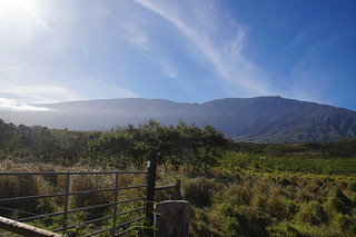 086 Eerste stop gravel road ten zuiden van Haleakala NP