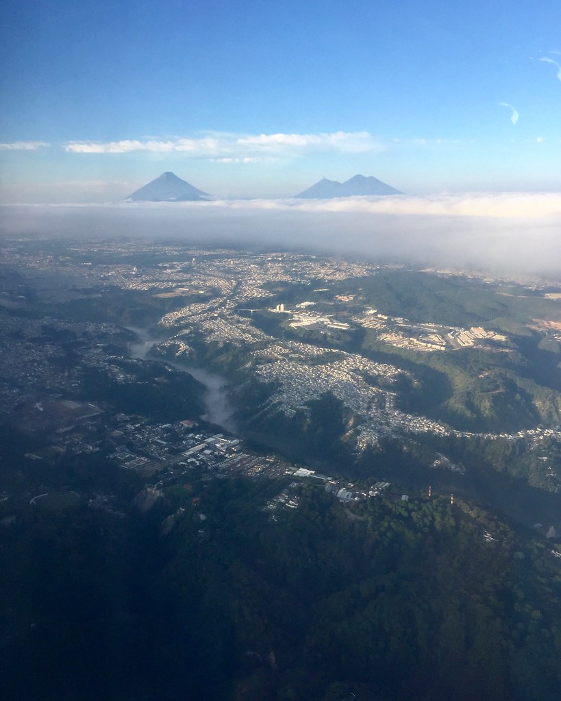 Città del Guatemala dall’alto
