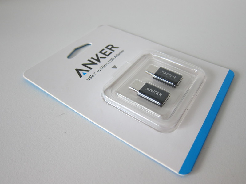 Anker Micro USB to USB C Adapter - Packaging