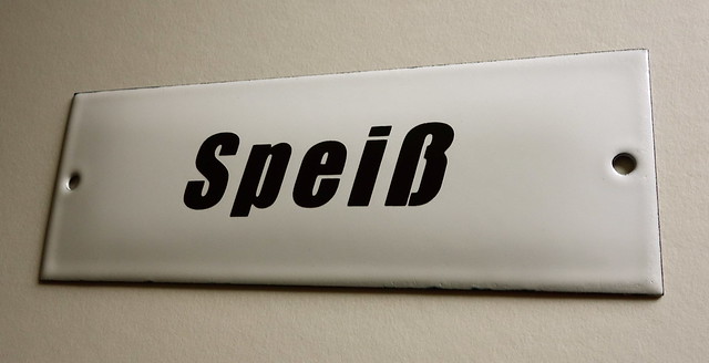 Emaille-Schild-Edition No. 12, "Speiß"