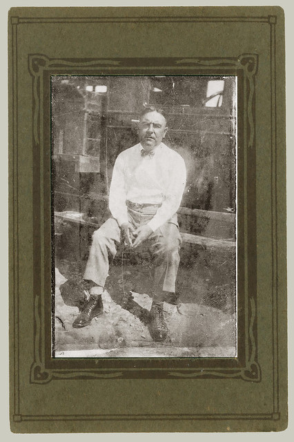 Tintype seated man