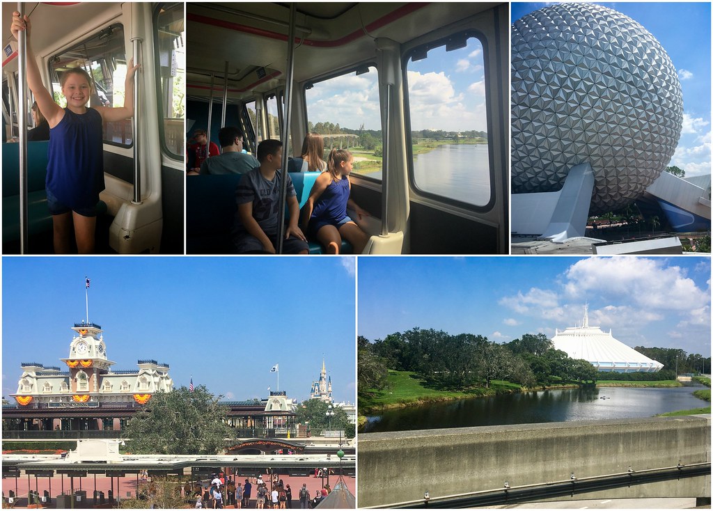 riding the monorail