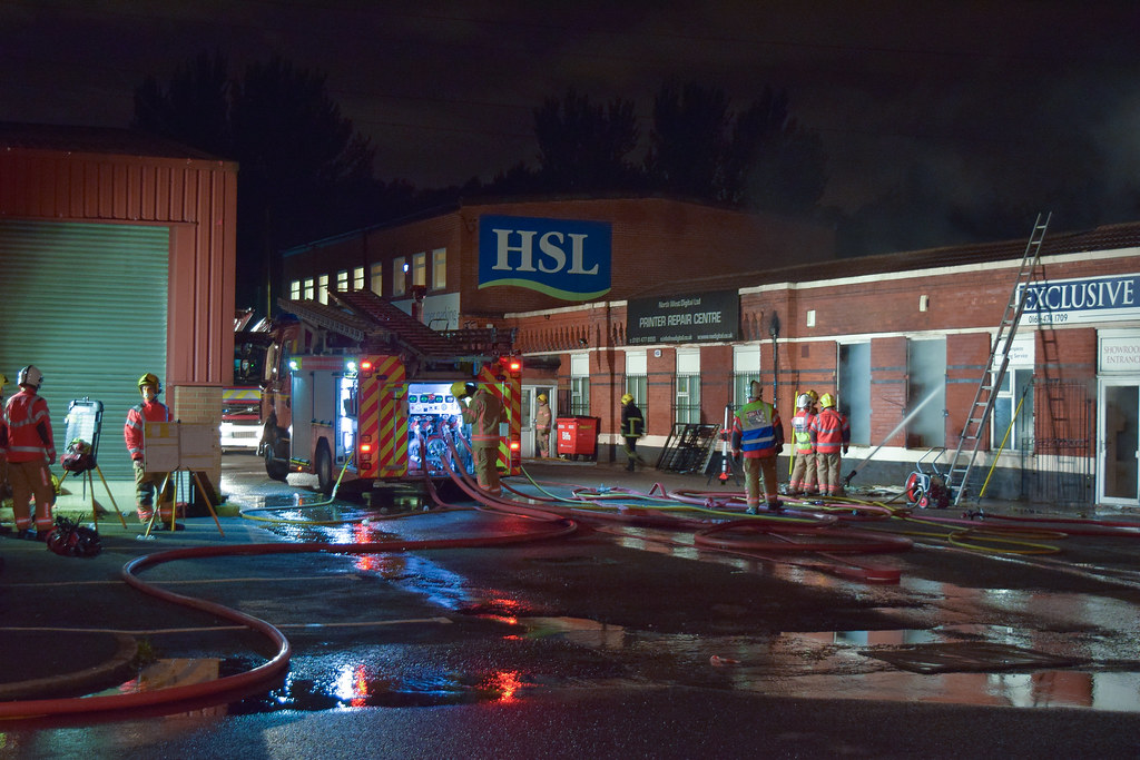 Small Factory Fire Meadow Industrial Estate [13/09/2017]