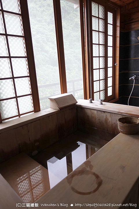明月溫泉 檜木風呂