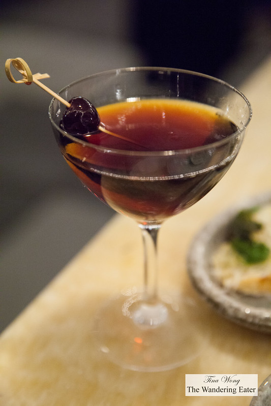 Root Beer Manhattan - Rittenhouse Rye, Averna Amaro, Cinzano 1757 Sweet Vermouth, Galliano,Fee Brothers cardamom bitters