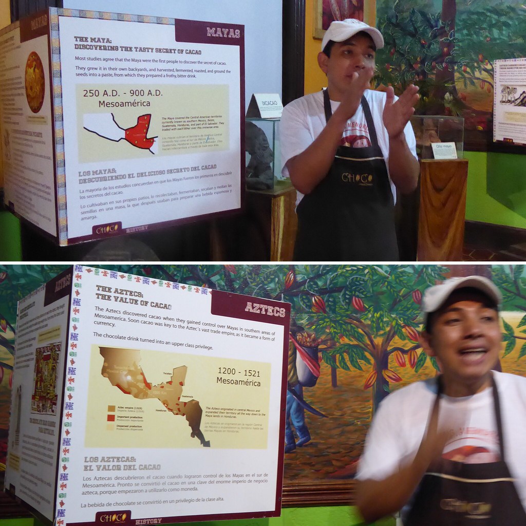 Workshop sul cacao, Antigua Guatemala. La storia del cacao e le sue preparazioni in territorio Maya e Azteco.