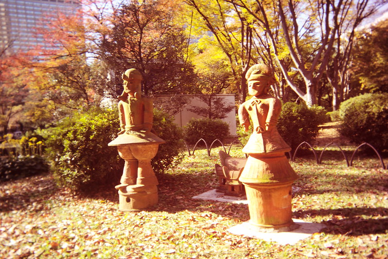 Leica M TYP240+Utulens日比谷公園の紅葉。埴輪