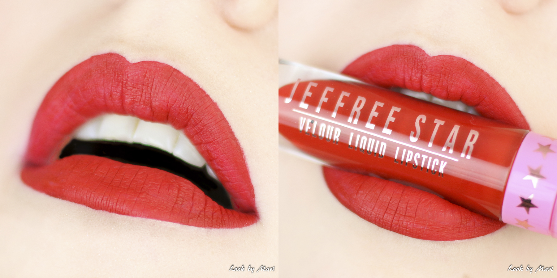 1 jeffree star cosmetics redrum swatch swatches review velour liquid lipstick blog