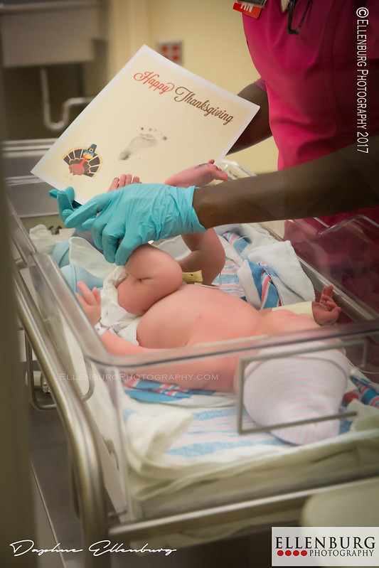 Newborn Baby Boy at Hospital