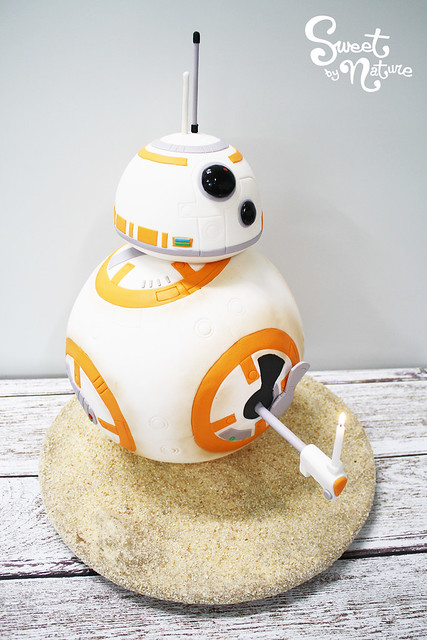 BB8 Star Wars Cake from Sweet by Nature
