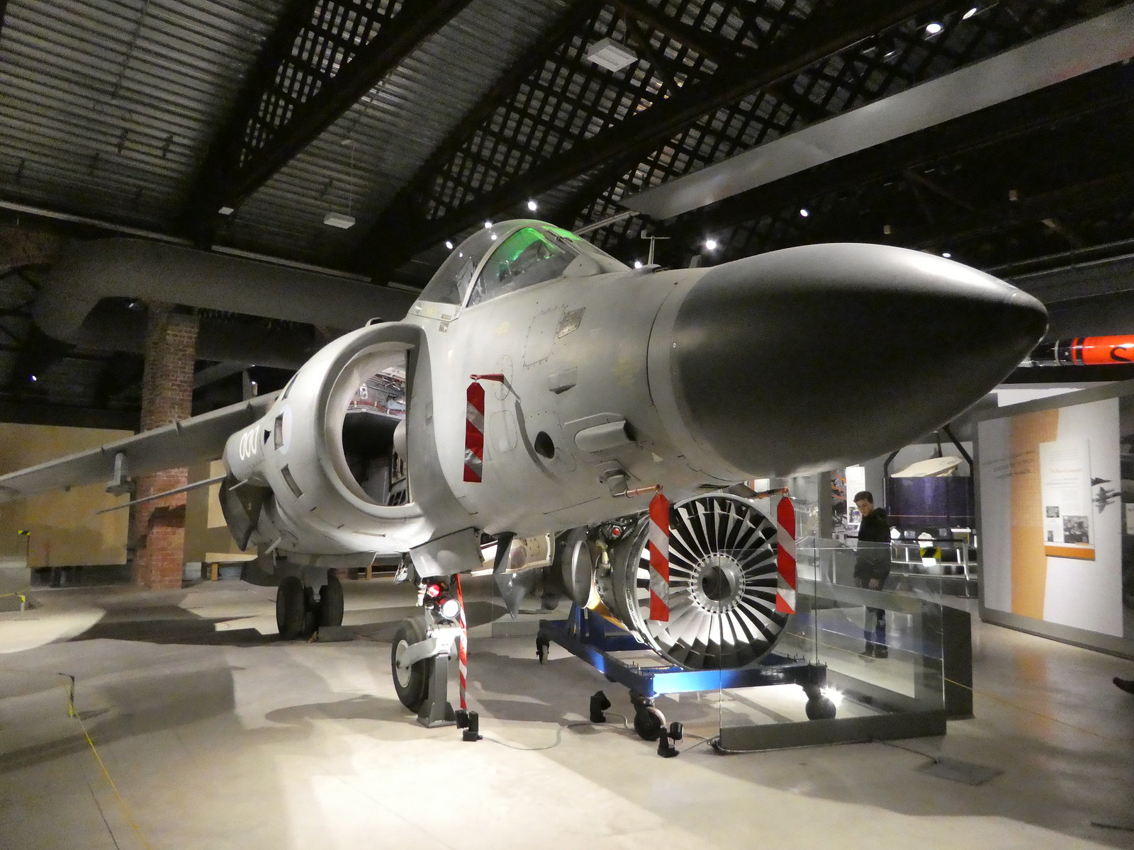 Sea Harrier Jet Fighter at Aerospace Bristol