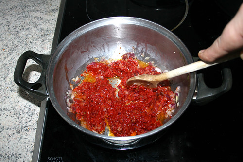 93 - Tomatenmark-Mix anrösten / Roast tomato puree mix