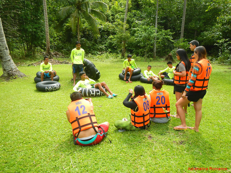 River tubing briefing