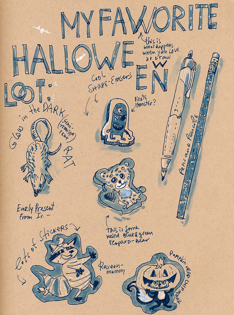Sketchbook #109: My Halloween Sketches :)
