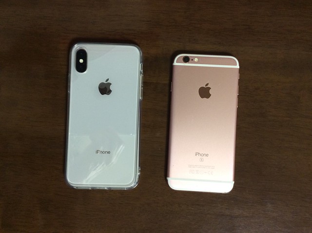 iPhone X and iPhone6s